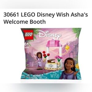 Lego Disney Wish Asha’s Welcome booth set 30661 new sealed package 46 pcs